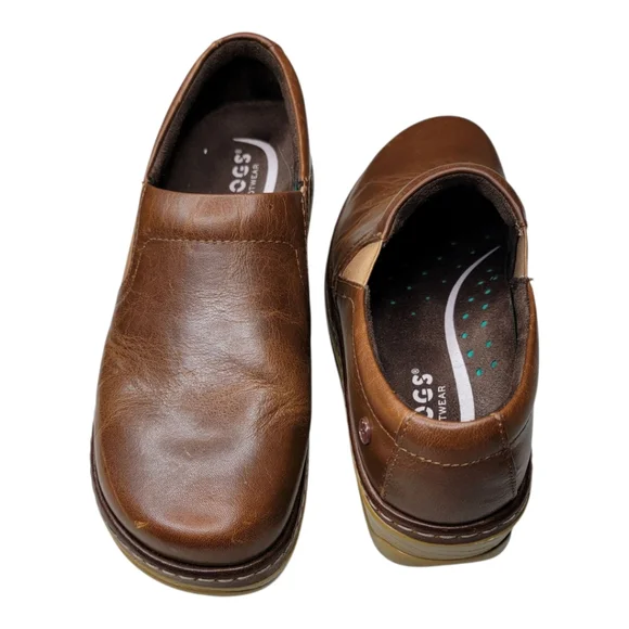 Klogs Footwear Naples Cashew Full Grain Leather Slip-Ons, size 7.5 - Picture 4 of 5